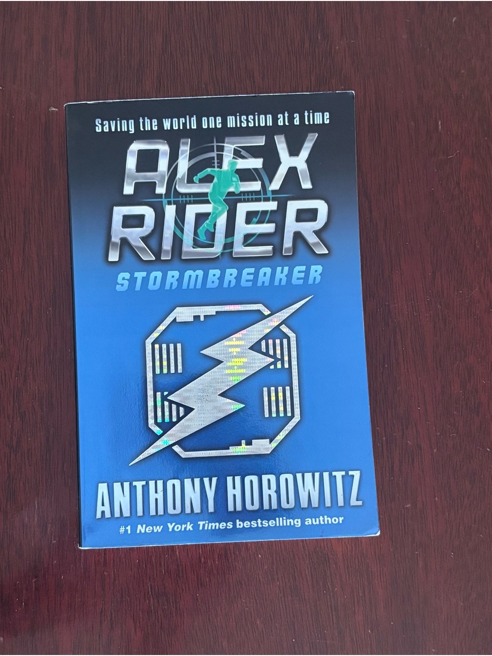 Alex Rider Stormbreaker by Anthony Horowitz - Blue Cover